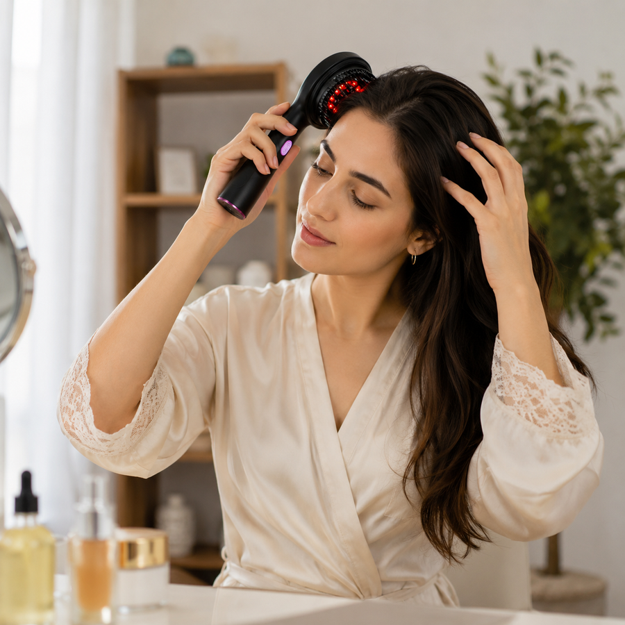 لماذا تحتاج إلى جهاز تجديل فروة مع الفرشاة الأحمر؟